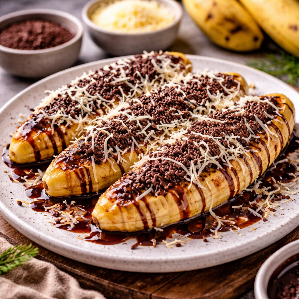 Pisang Bakar Coklat Keju