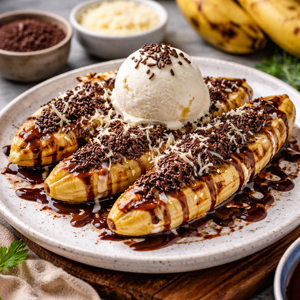 Pisang Bakar Coklat