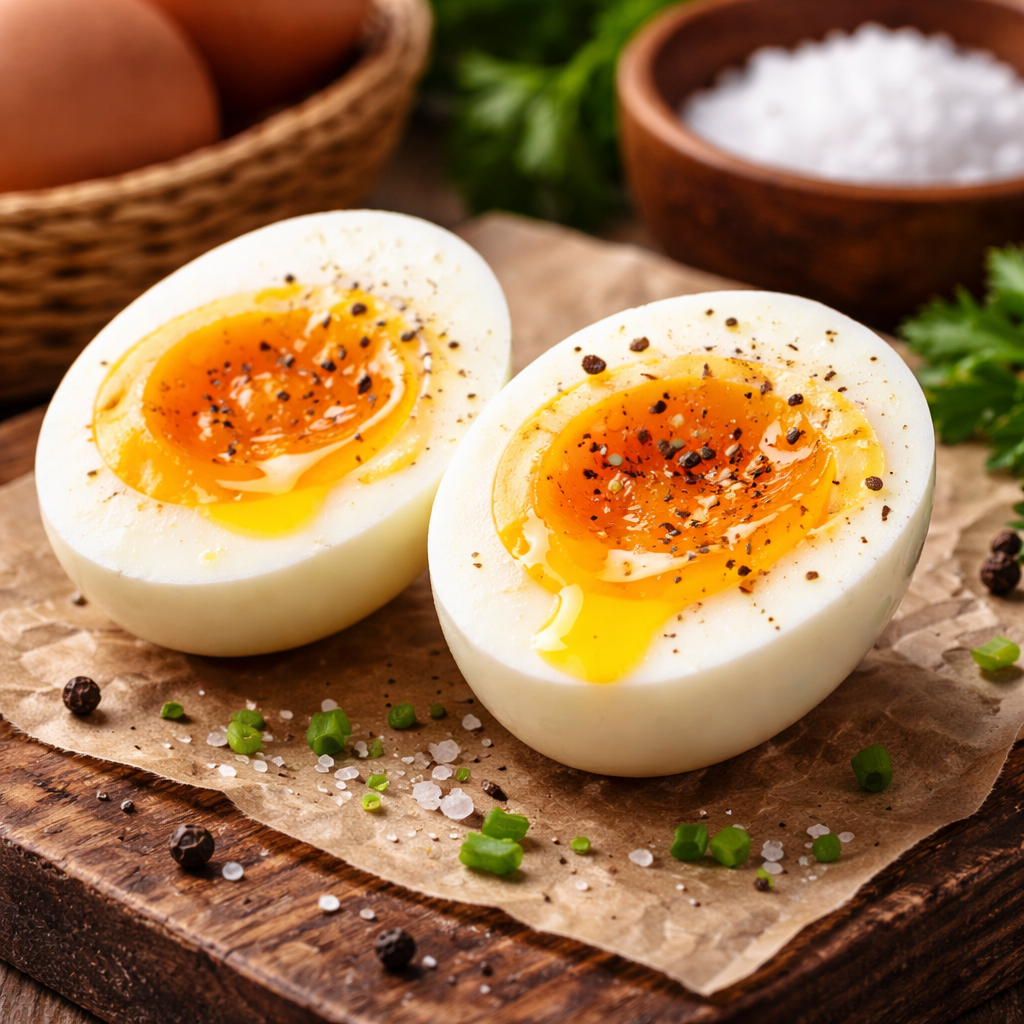 Telur Ayam Kampung 1/2 Matang